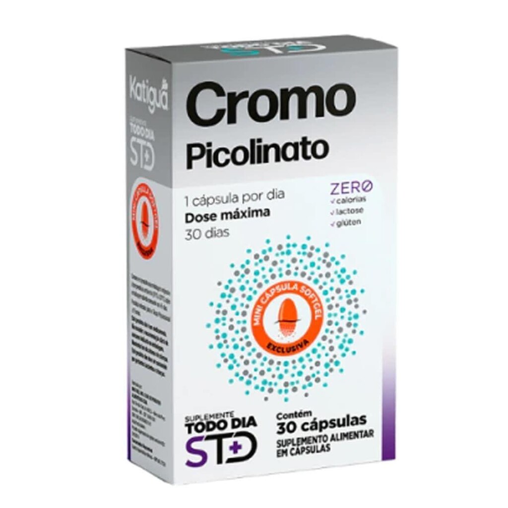 STD Cromo Picolinato - 30 Cápsulas - Katiguá
