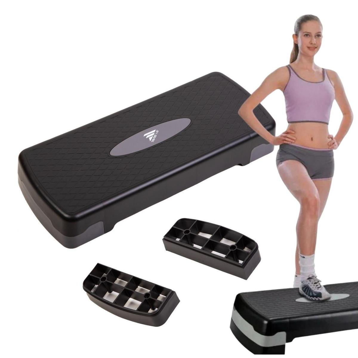 Step Academia Ajustável Targ Me -Sistema Cal Burn+ Stepper Estepe ...