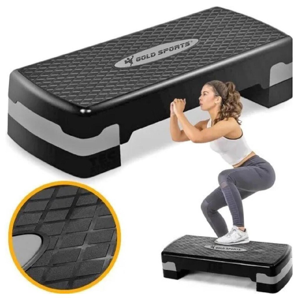 Step Gold Sports Academia Exercicios ProII Ajustavel