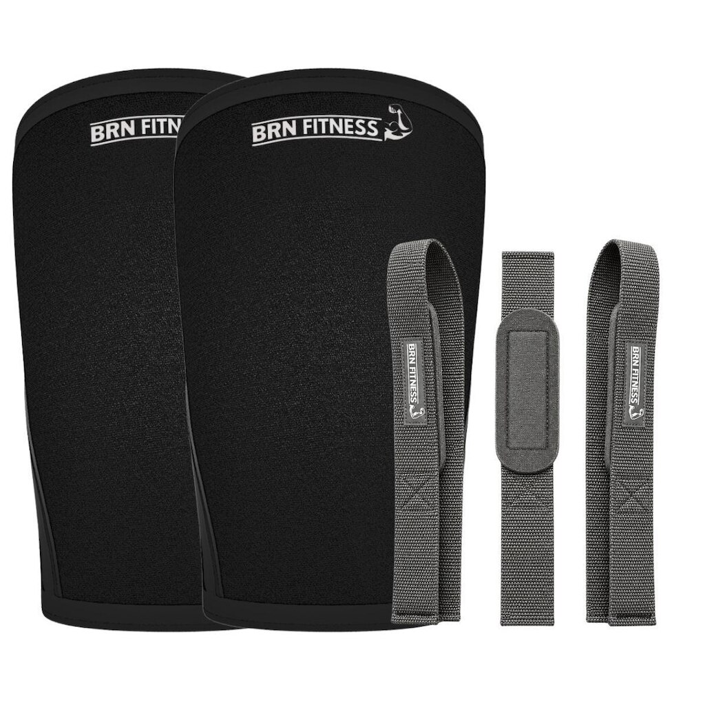 Strap Punho +Cotoveleira Copressão Neoprene Treino Acadeia