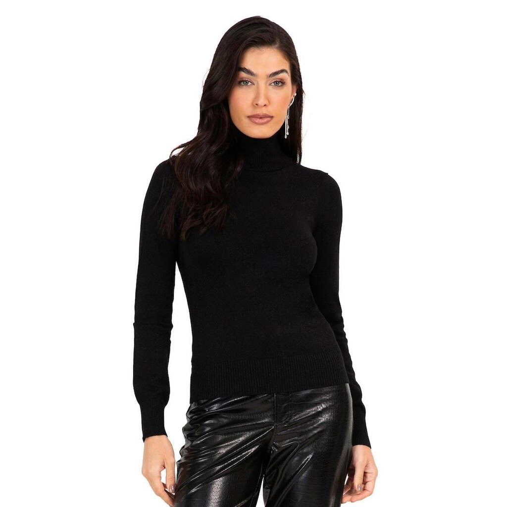Sueter Feminino Gola Alta Endless Preto