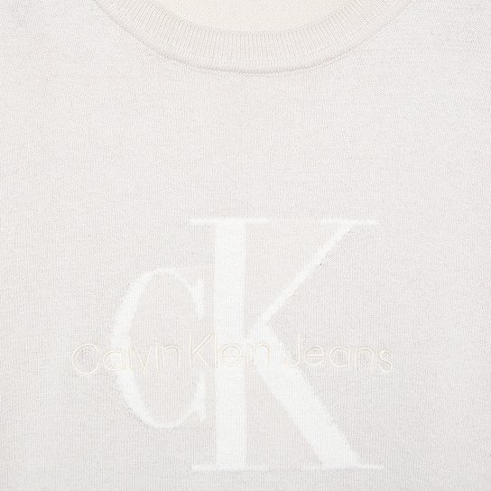 Suéter Infantil Calvin Klein Logo Reissue Menina