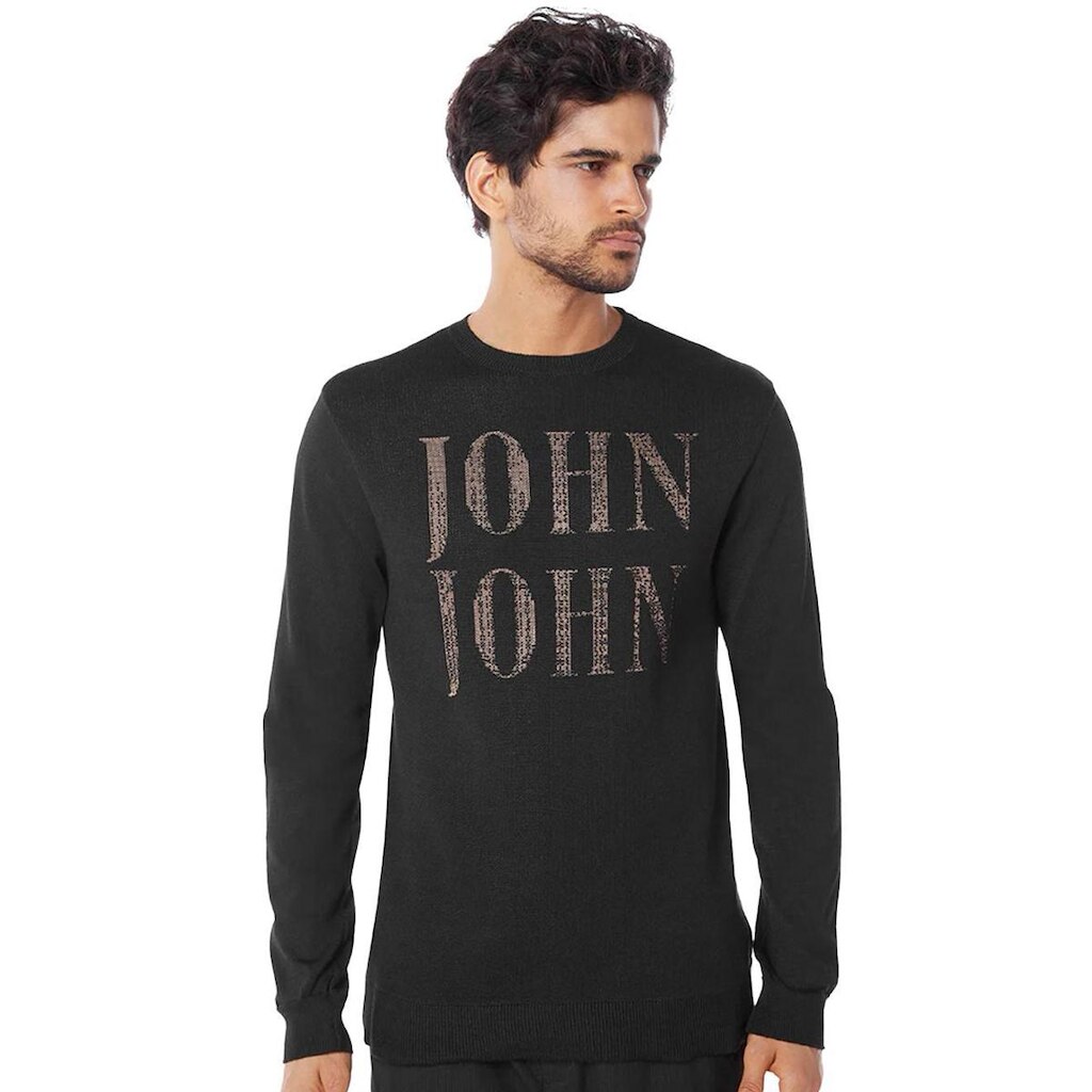 Suéter John John Tricot Masculino Regular JJ Preto