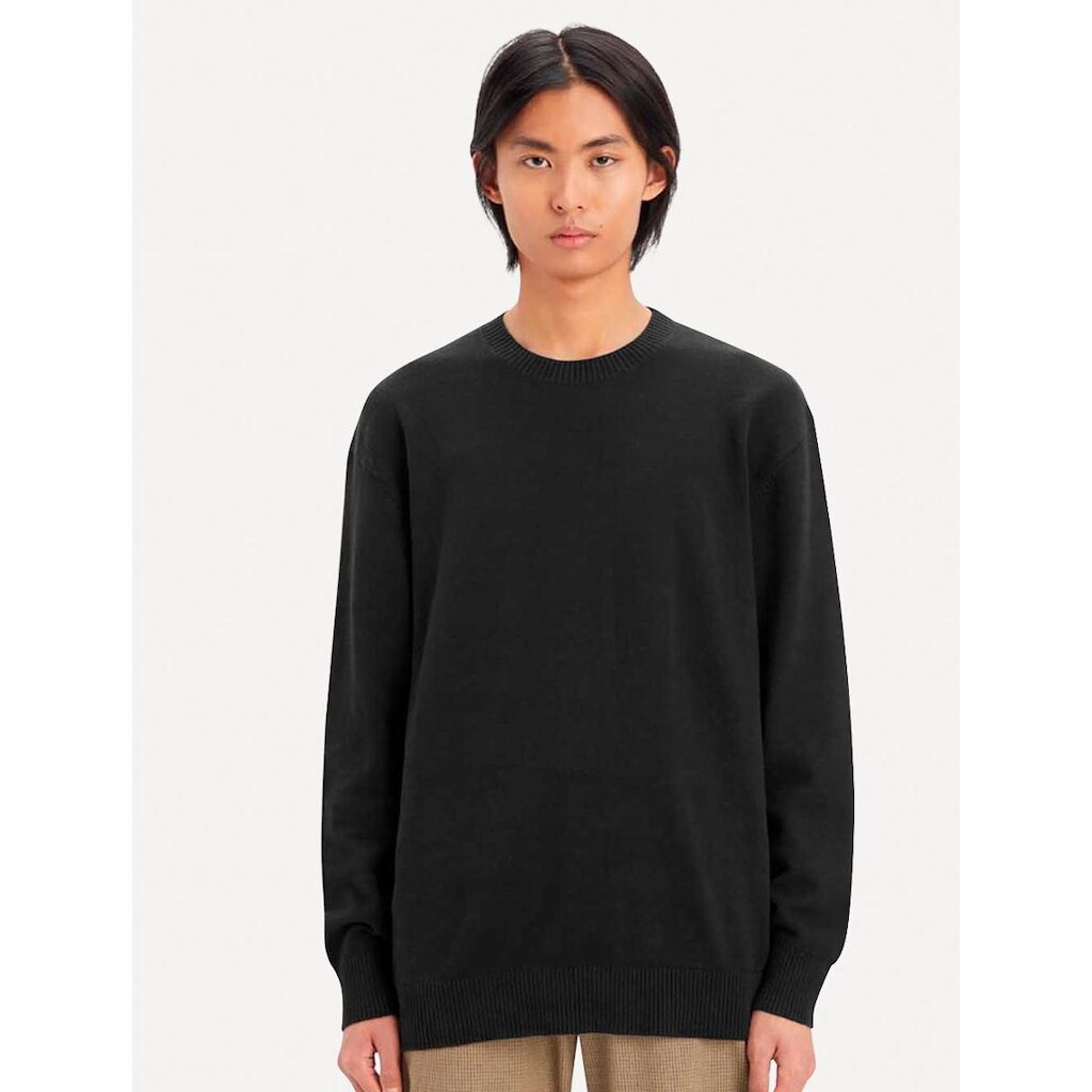 Suéter Levis Masculino Crewneck Red Tab Preto