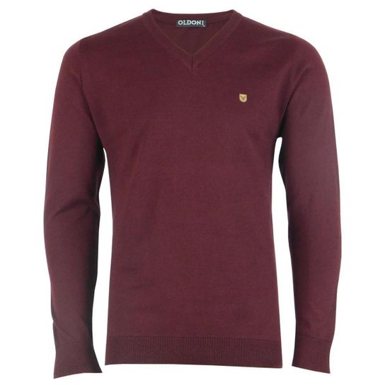 Suéter Masculino Malha Lisa Gola V Casual Conforto Macio - Bordô Menor preço em Suéter Masculino Malha Lisa Gola V Casual Conforto Macio - Bordô