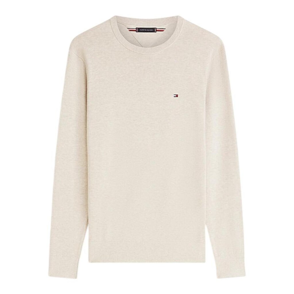Suéter Tommy Hilfiger Essential Cotton Gola Redonda Azul