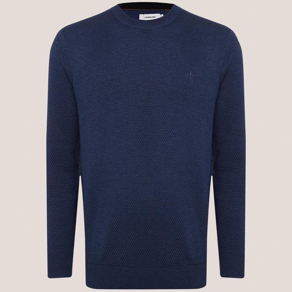 Suéter Tricot Dudalina Jacquard Masculino