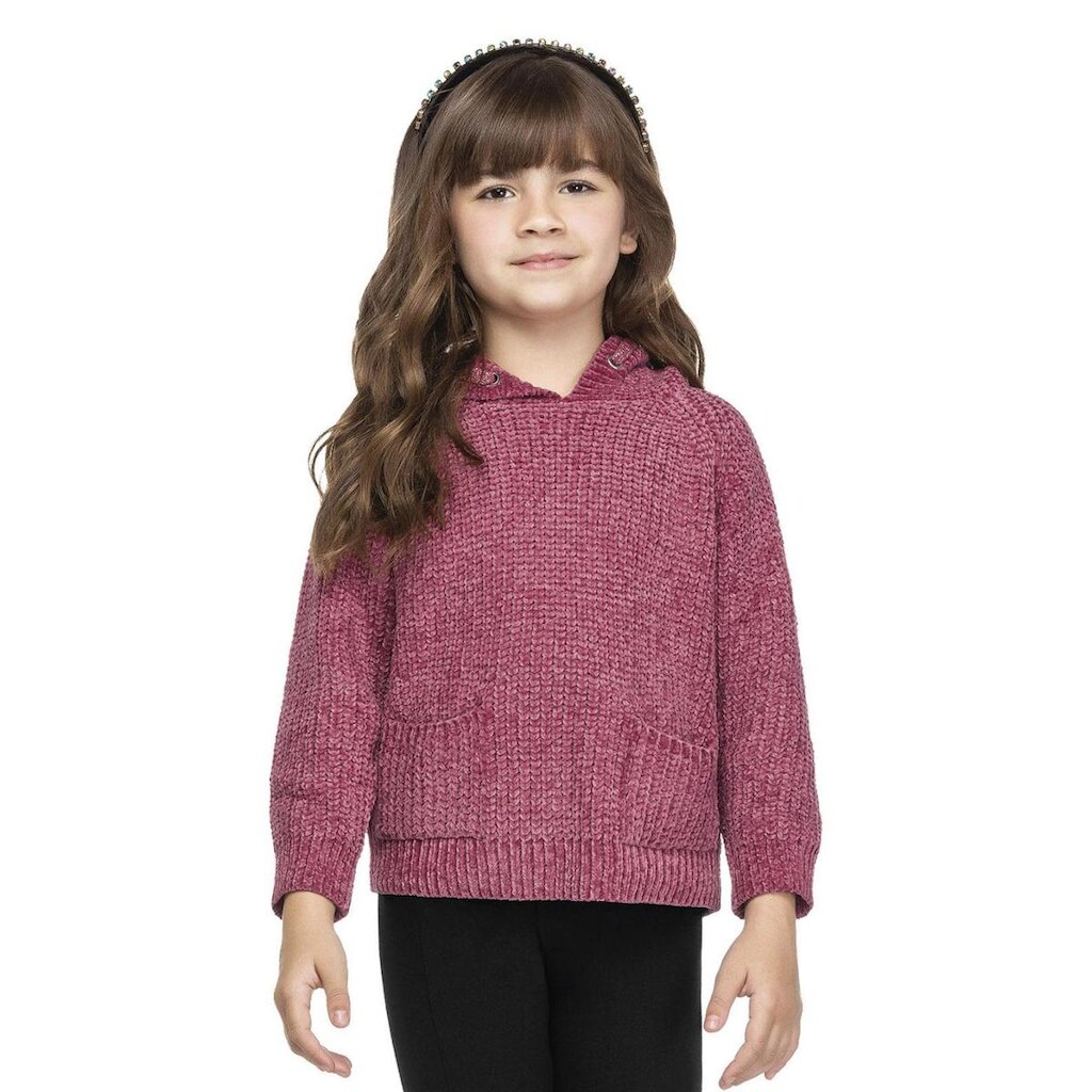 Sueter Tricot Infantil Trick Nick Vinho