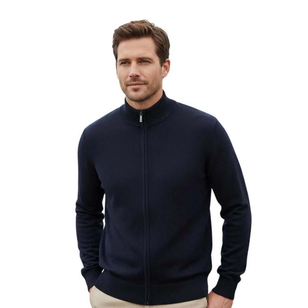 Suéter Tricot Sea Surf Com Zíper