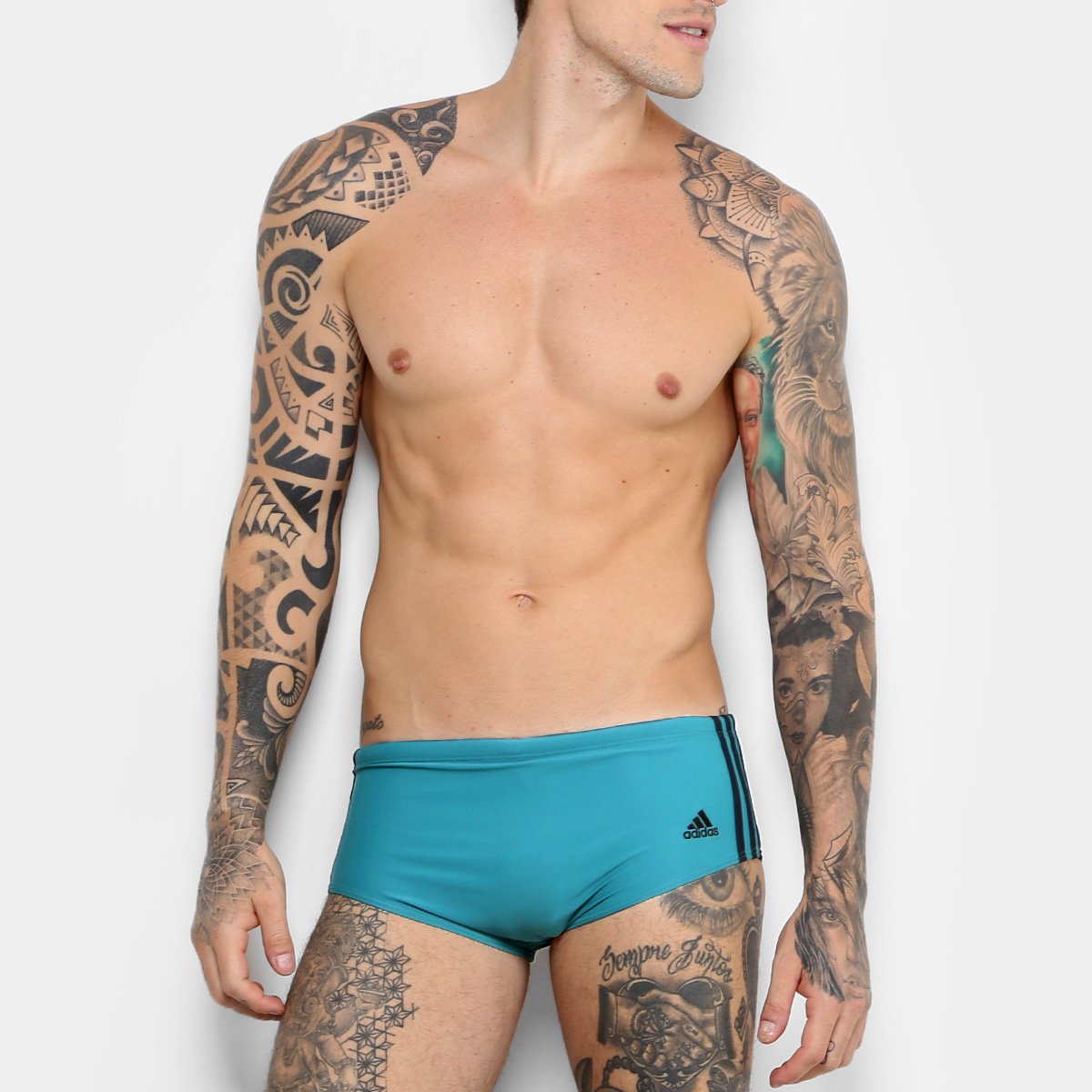 sunga amarela adidas