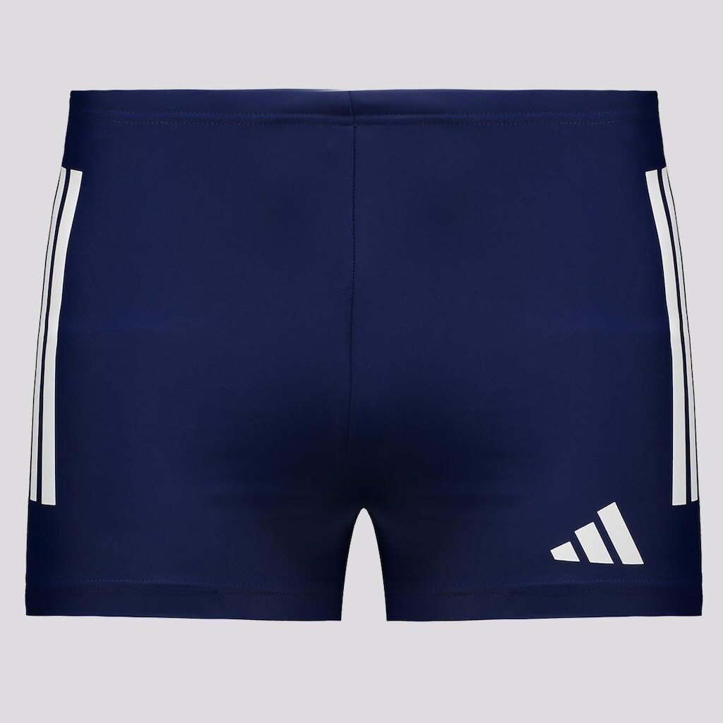 Sunga Adidas Boxer 3 Stripes BLD Marinho
