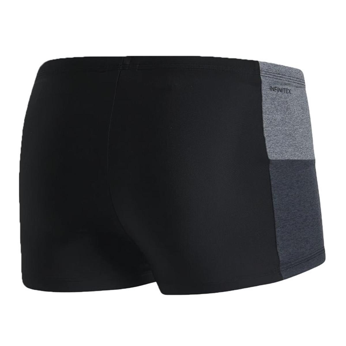 Sunga Adidas Boxer Infinitex BX Infantil - Preto+Chumbo | Netshoes