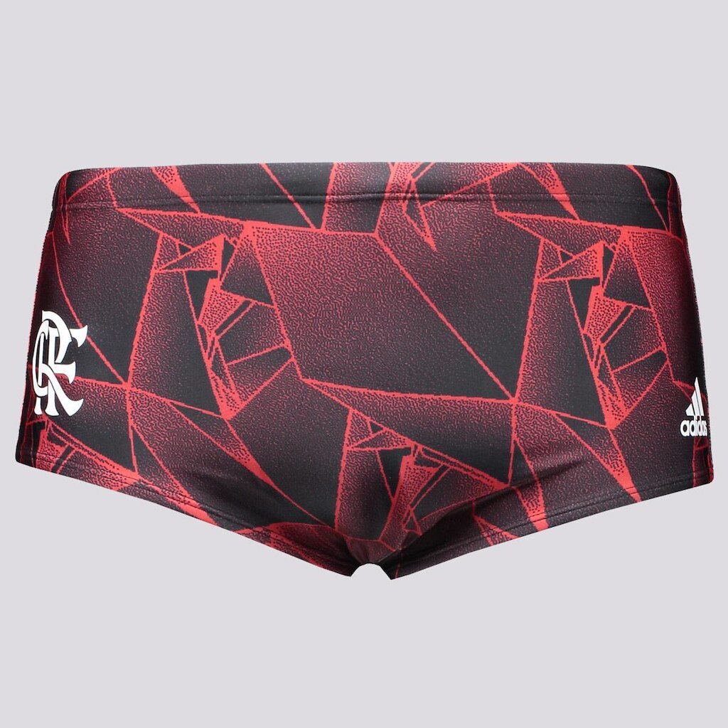 Sunga Adidas Flamengo Swimm Vermelha e Preta