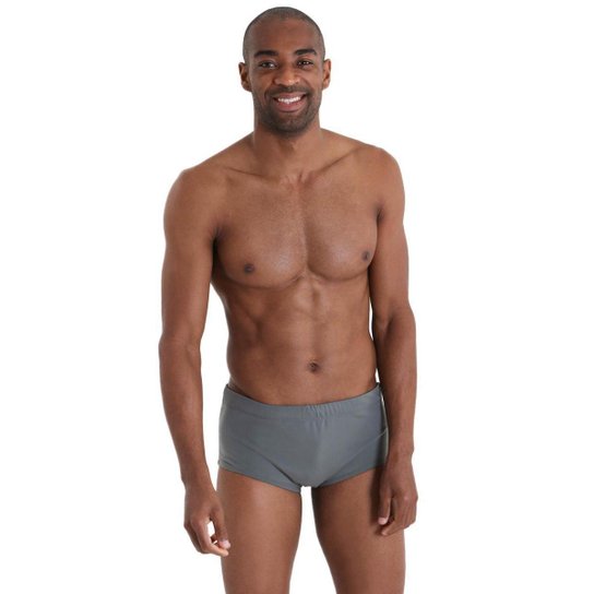 Sunga Basic Color Masculina - Cinza Claro