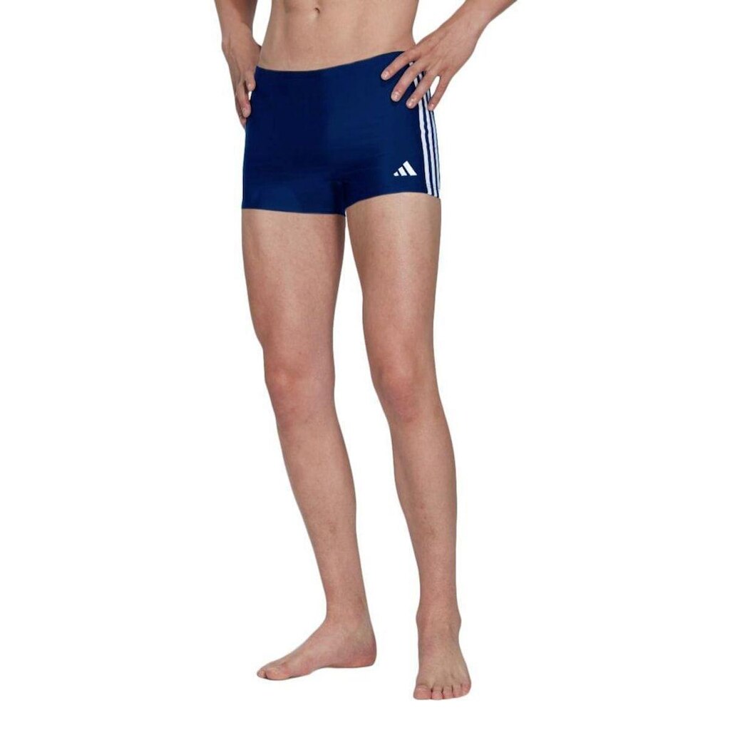 Sunga Boxer Adidas 3 Stripes Masculina - Marinho GG