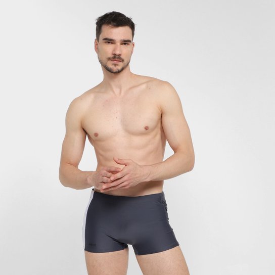 Sunga Boxer Colcci Com Zíper - Cinza Menor preço em Sunga Boxer Colcci Com Zíper - Cinza
