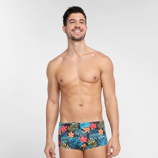 Sunga Boxer Duomo Estampada - Estampado Menor preço em Sunga Boxer Duomo Estampada - Estampado