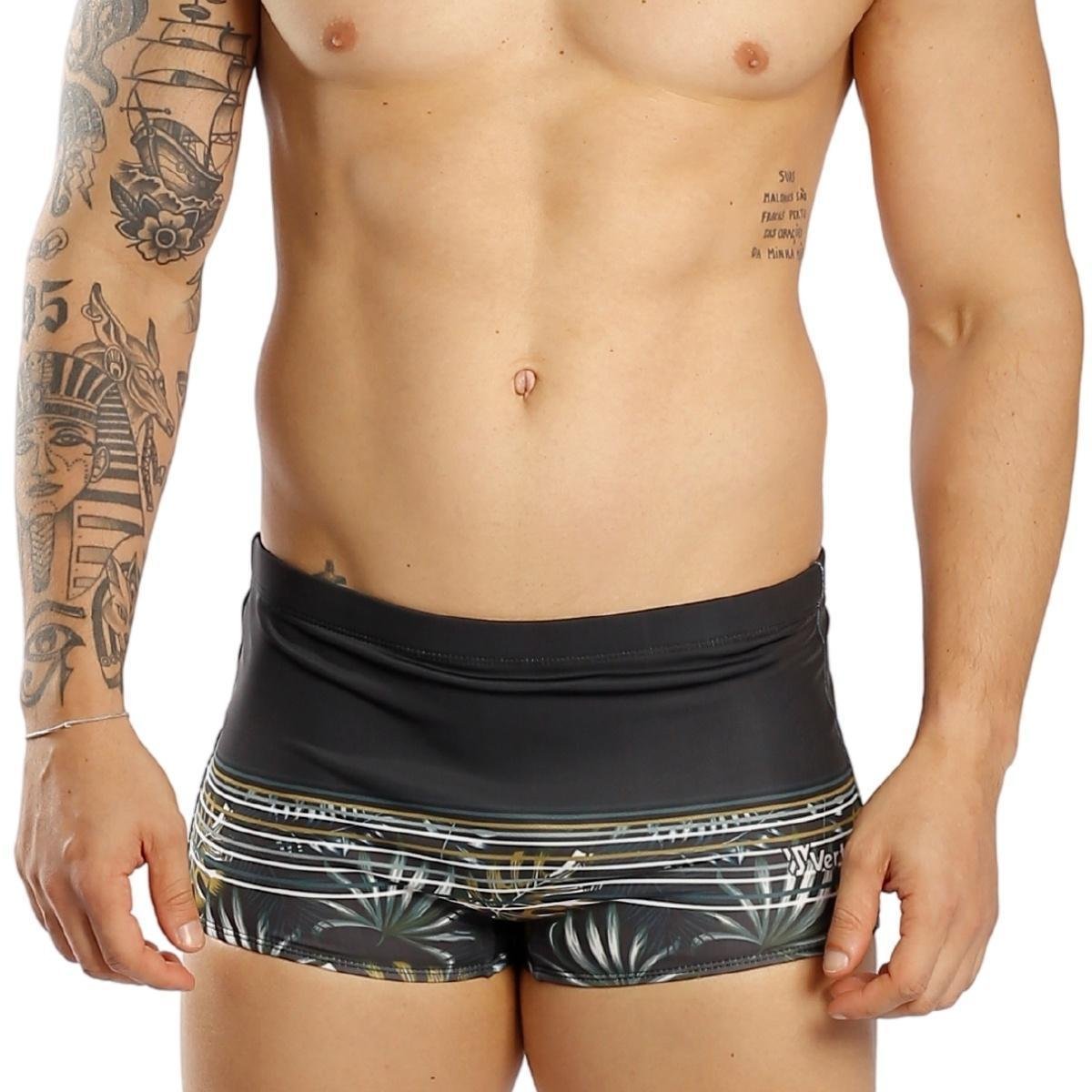 Sunga Boxer Estampada Forrada Adulto Larga PraiaVerão Menor preço em Sunga Boxer Estampada Forrada Adulto Larga PraiaVerão