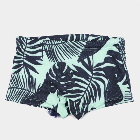 Sunga Boxer Infantil Fakini Folhagens Proteção UV 50+ - Verde é ruim? Sunga Boxer Infantil Fakini Folhagens Proteção UV 50+ - Verde é boa?