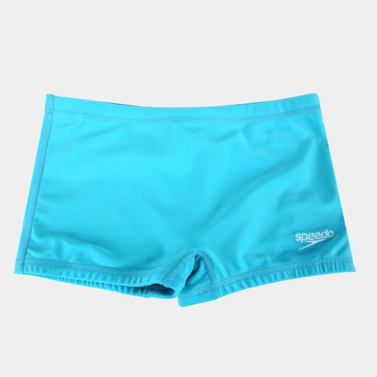 Sunga Boxer Infantil Speedo Hydroshort Solid - Azul Piscina é ruim? Sunga Boxer Infantil Speedo Hydroshort Solid - Azul Piscina é boa?