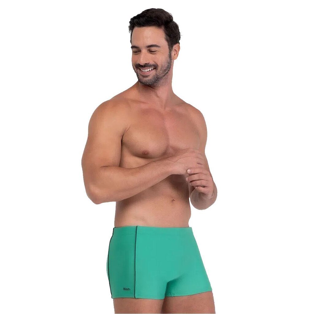 Sunga Boxer Lisa c/ Bolso Lateral
