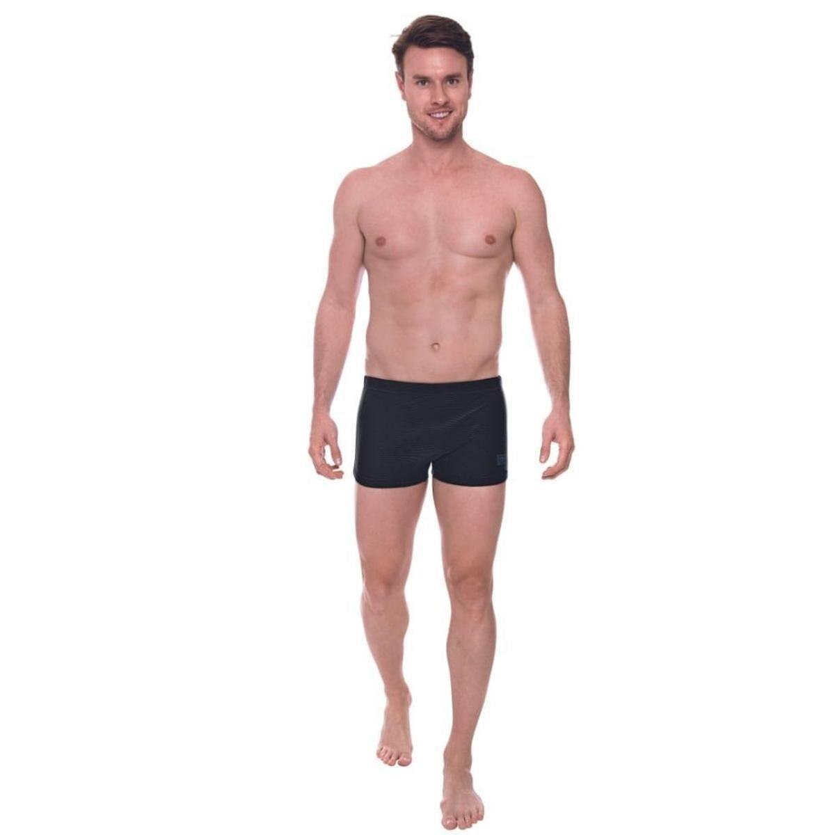 Sunga Boxer Speedo Canelada Masculina - Preta GG Menor preço em Sunga Boxer Speedo Canelada Masculina - Preta GG