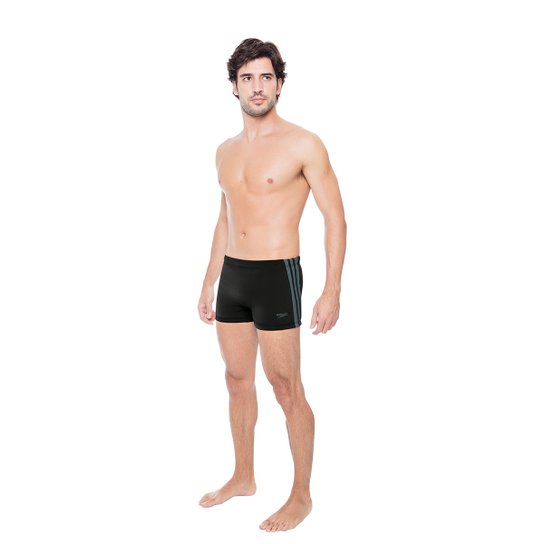 Sunga Boxer Speedo Hidroshort New Inclined - Preto Menor preço em Sunga Boxer Speedo Hidroshort New Inclined - Preto