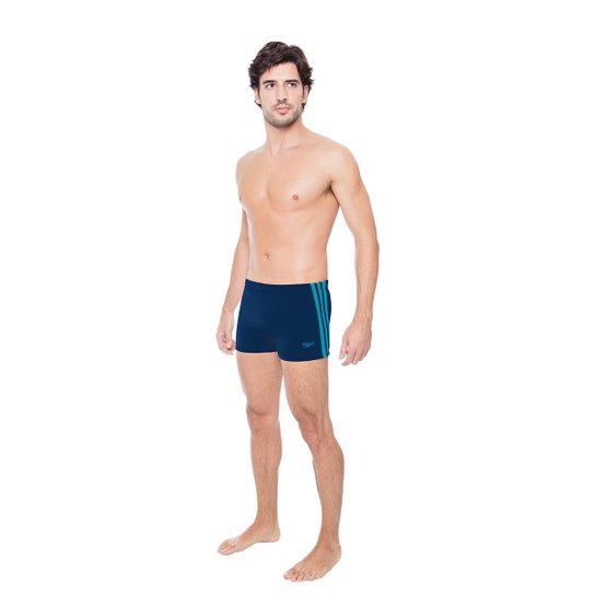 Sunga Boxer Speedo Hidroshort New Inclined - Marinho