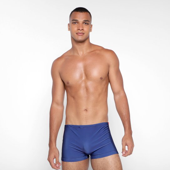 Sunga Fila Boxer Acqua Masculina - Marinho+Vinho Menor preço em Sunga Fila Boxer Acqua Masculina - Marinho+Vinho