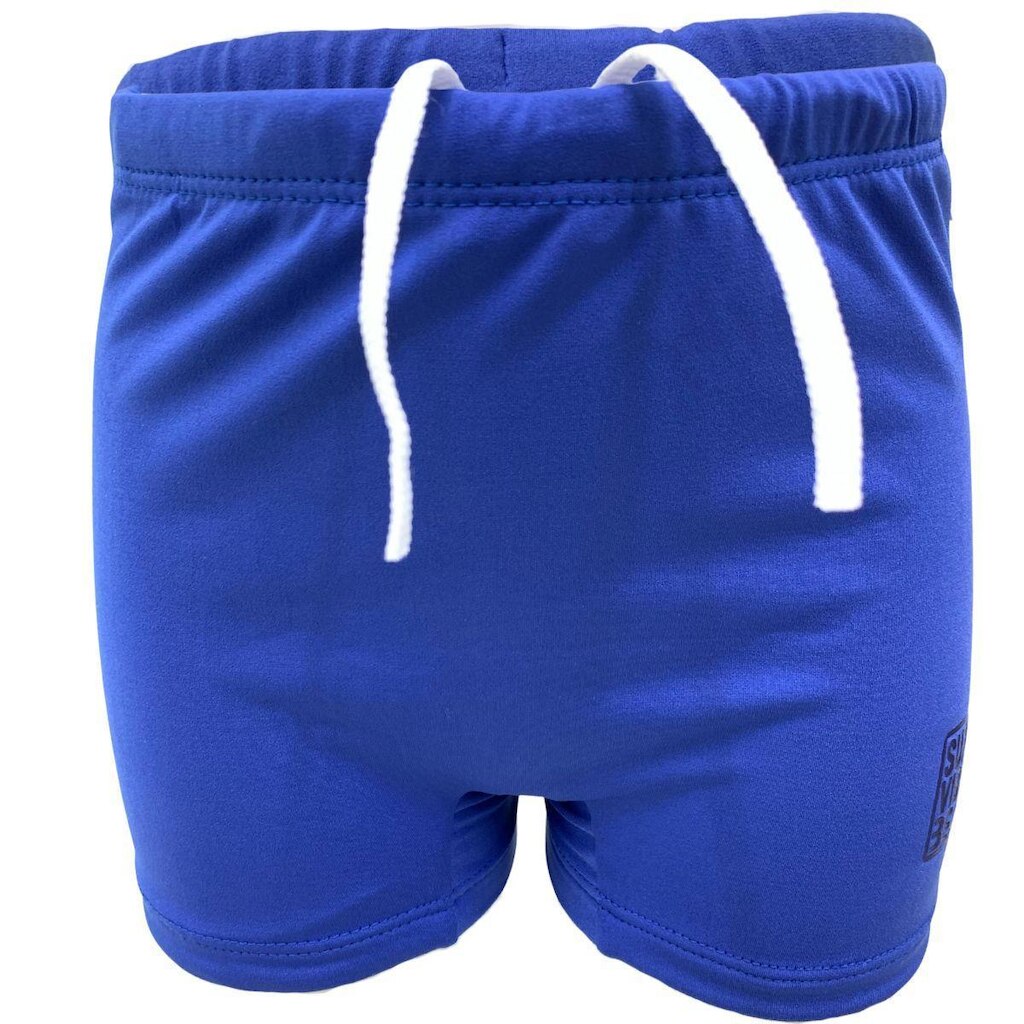 Sunga Infantil Boxer Azul Surf Beach Proteção Uv Natação