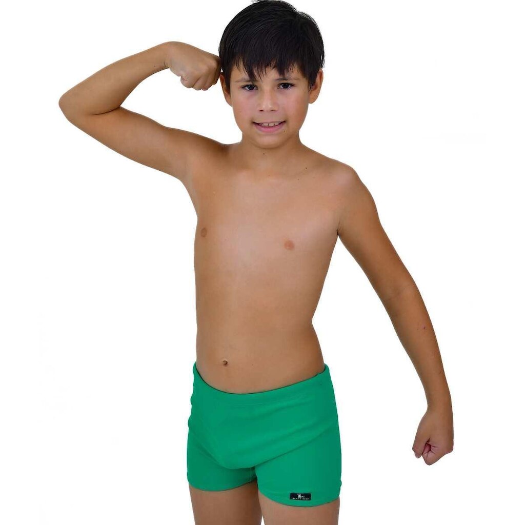 SUNGA INFANTIL BOXER VERDE NATURE