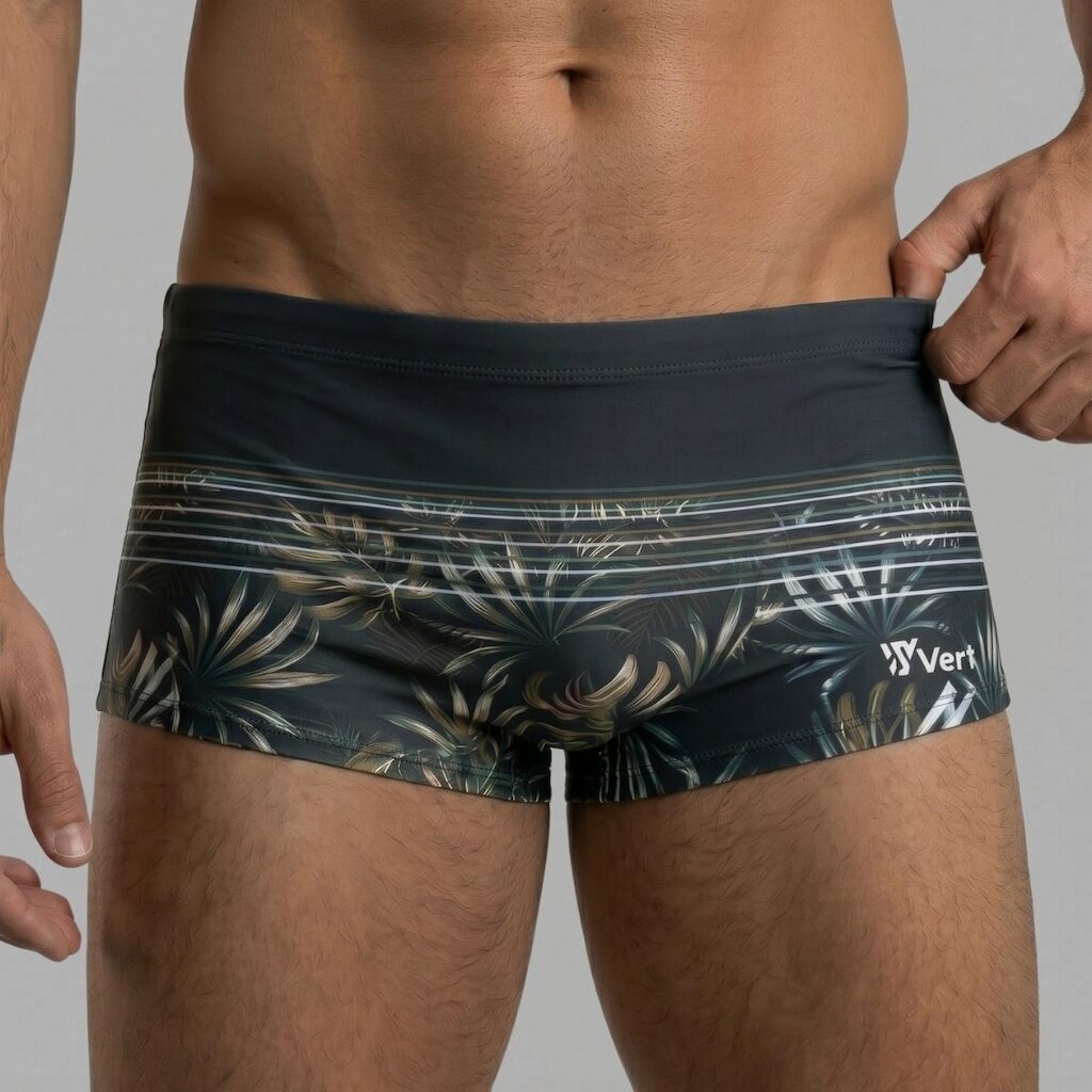 Sunga Masculina Praia Boxer Forrada Lycra Proteção UV Premium