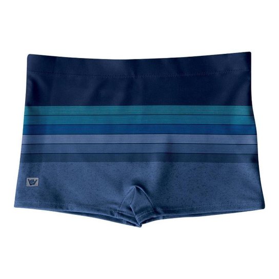 Sunga Modelo Boxer Listrada Estampada Hang Loose Masculina - Azul é ruim? Sunga Modelo Boxer Listrada Estampada Hang Loose Masculina - Azul é boa?