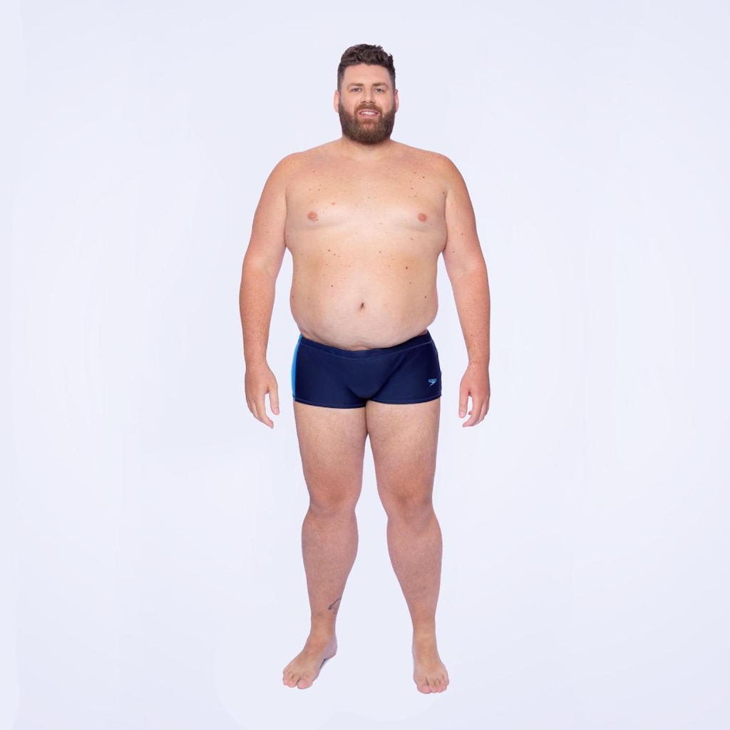 Sunga Plus Comfort Speedo+ - MARINHO/CELESTE