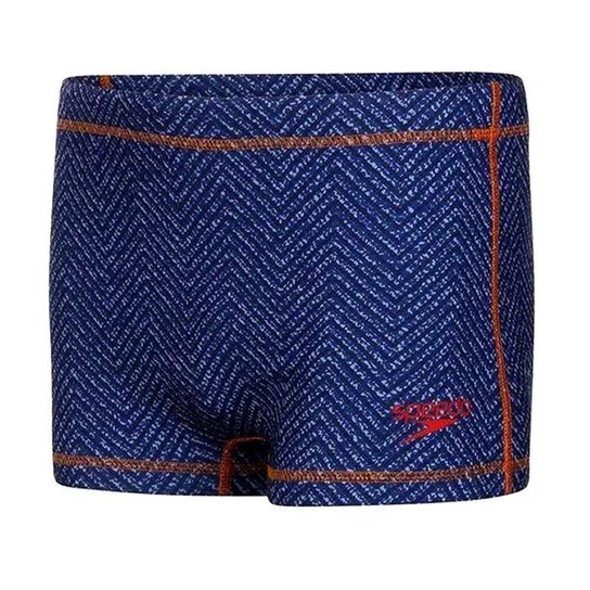 Sunga Speedo Boxer Denim Azul Marinho Masculino - Azul Escuro
