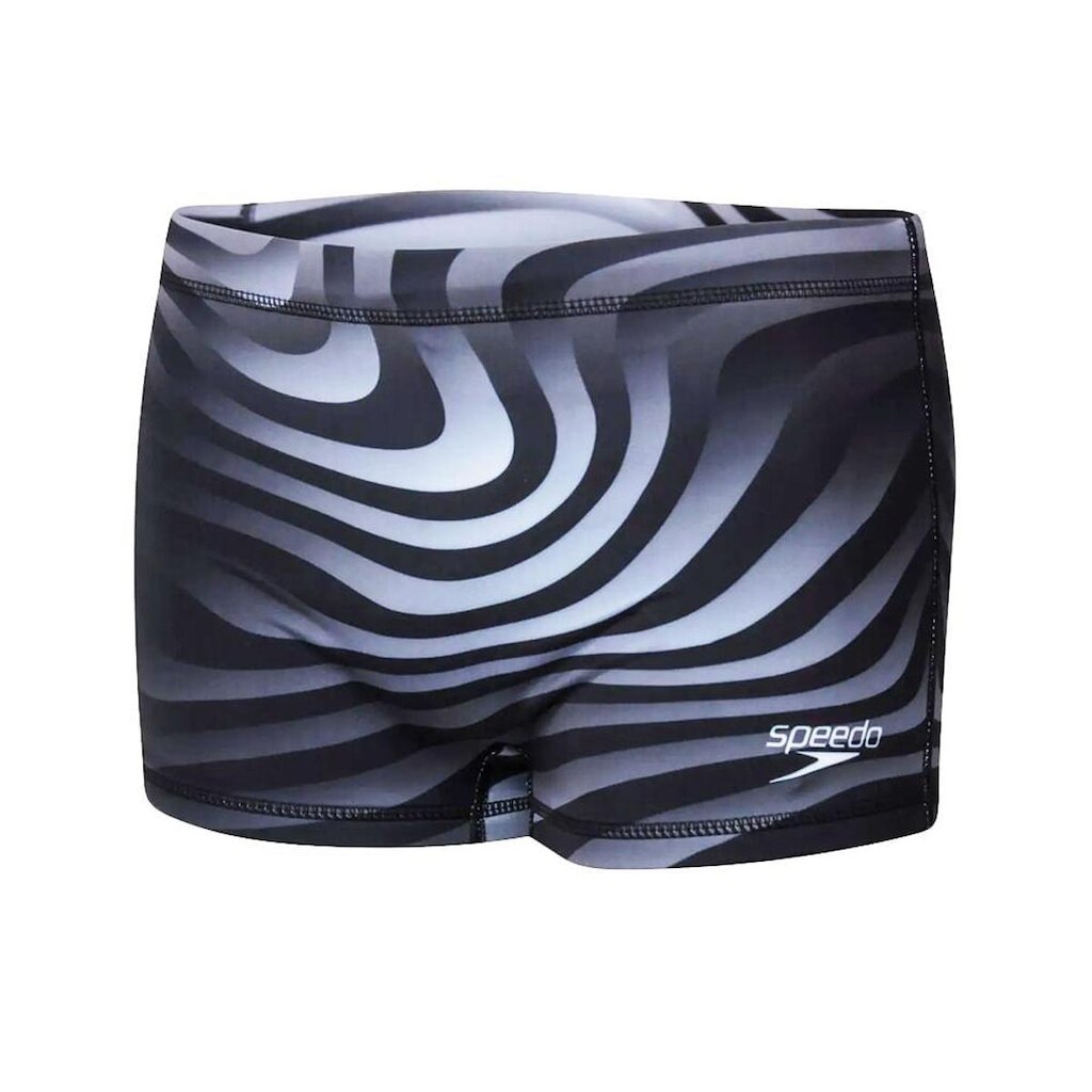 SUNGA SPEEDO BOXER MARÉ MASCULINO - PTO/BCO P