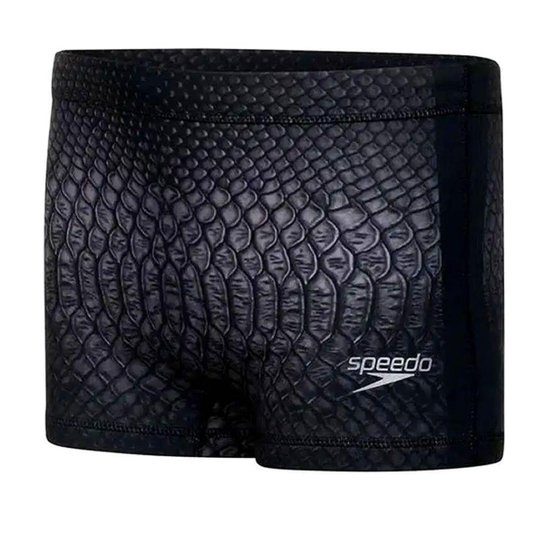 Sunga Speedo Boxer Reptile Preto Masculino - Preto Menor preço em Sunga Speedo Boxer Reptile Preto Masculino - Preto