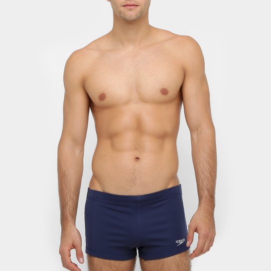 Sunga Speedo Hidroshort Acquaplus - Azul Escuro Menor preço em Sunga Speedo Hidroshort Acquaplus - Azul Escuro