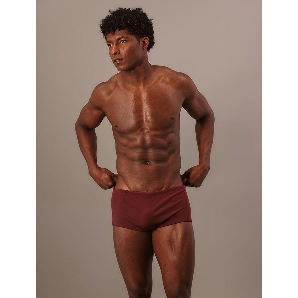 Sunga Trunk Basica Lisa Com Silk na Late