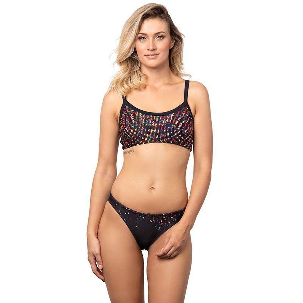 SUNKINI PIXEL COM FORRO E PROTEÇÃO UV 50+ KAUNA