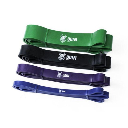 Super Band kit com 4 Intensidades - ODIN FIT - Verde+Preto Menor preço em Super Band kit com 4 Intensidades - ODIN FIT - Verde+Preto