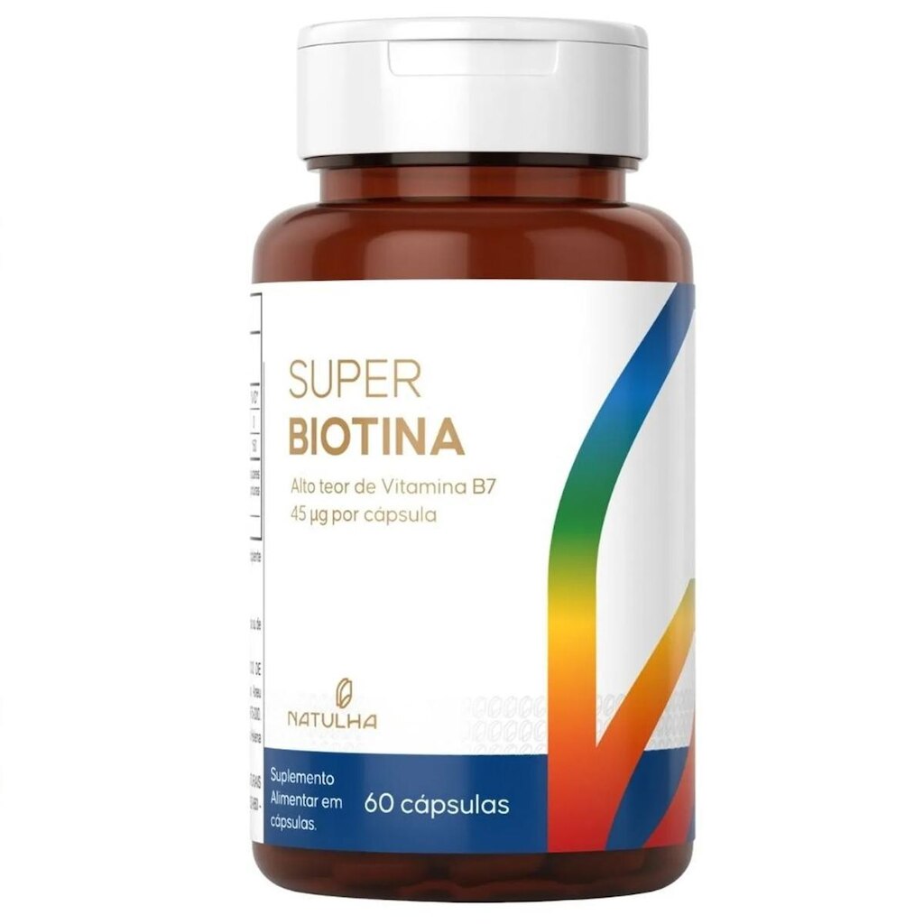 Super Biotina 150% IDR 60 Cápsulas - Natulha