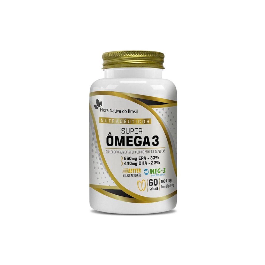 Super Omega 3 Meg-3 60 cps Flora Nativa do Brasil