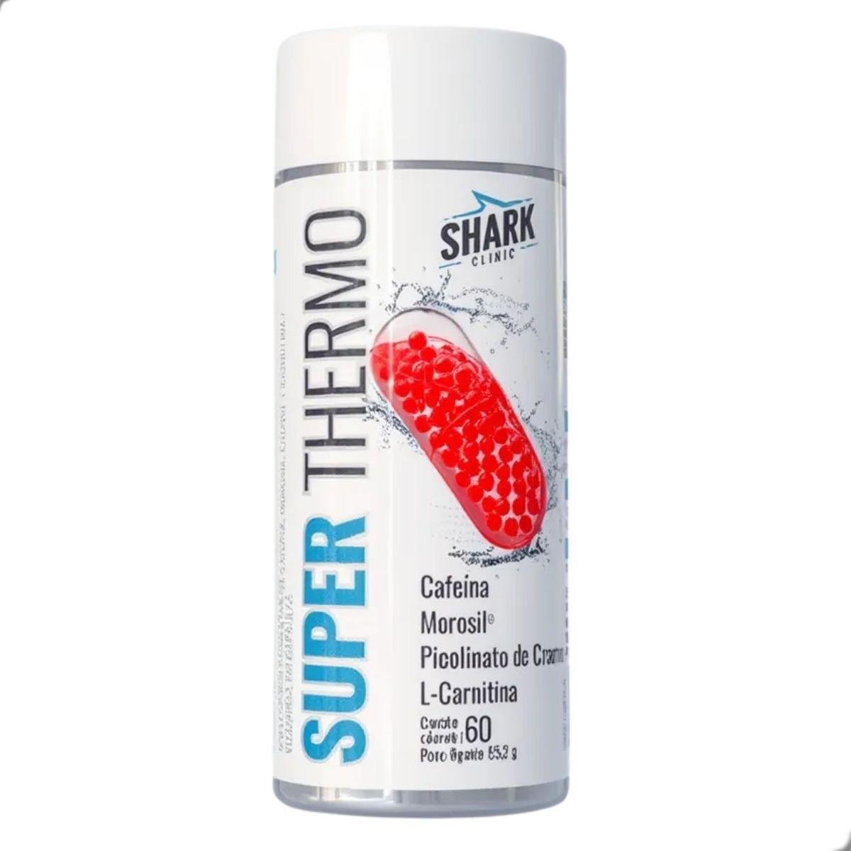 Super Thermo Cromo Carnitina Cafeina 60 Capsulas Shark Pro