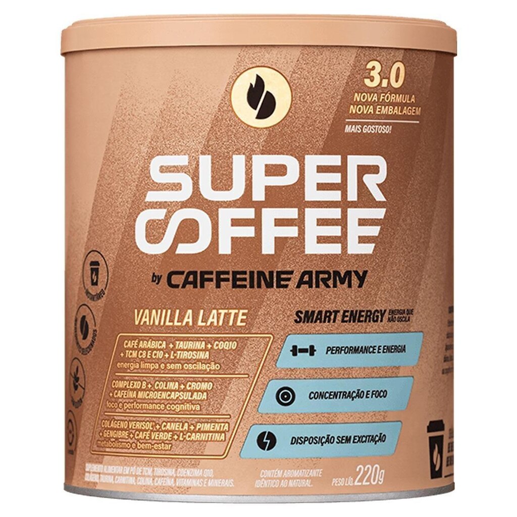SUPERCOFFEE 3.0 220 G - CAFFEINE ARMY (VANILLA LATTE)
