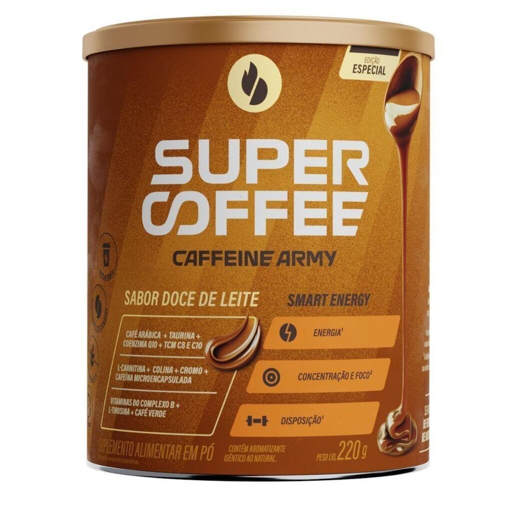 SuperCoffee 3.0 Doce de Leite 220g - Caffeine Army