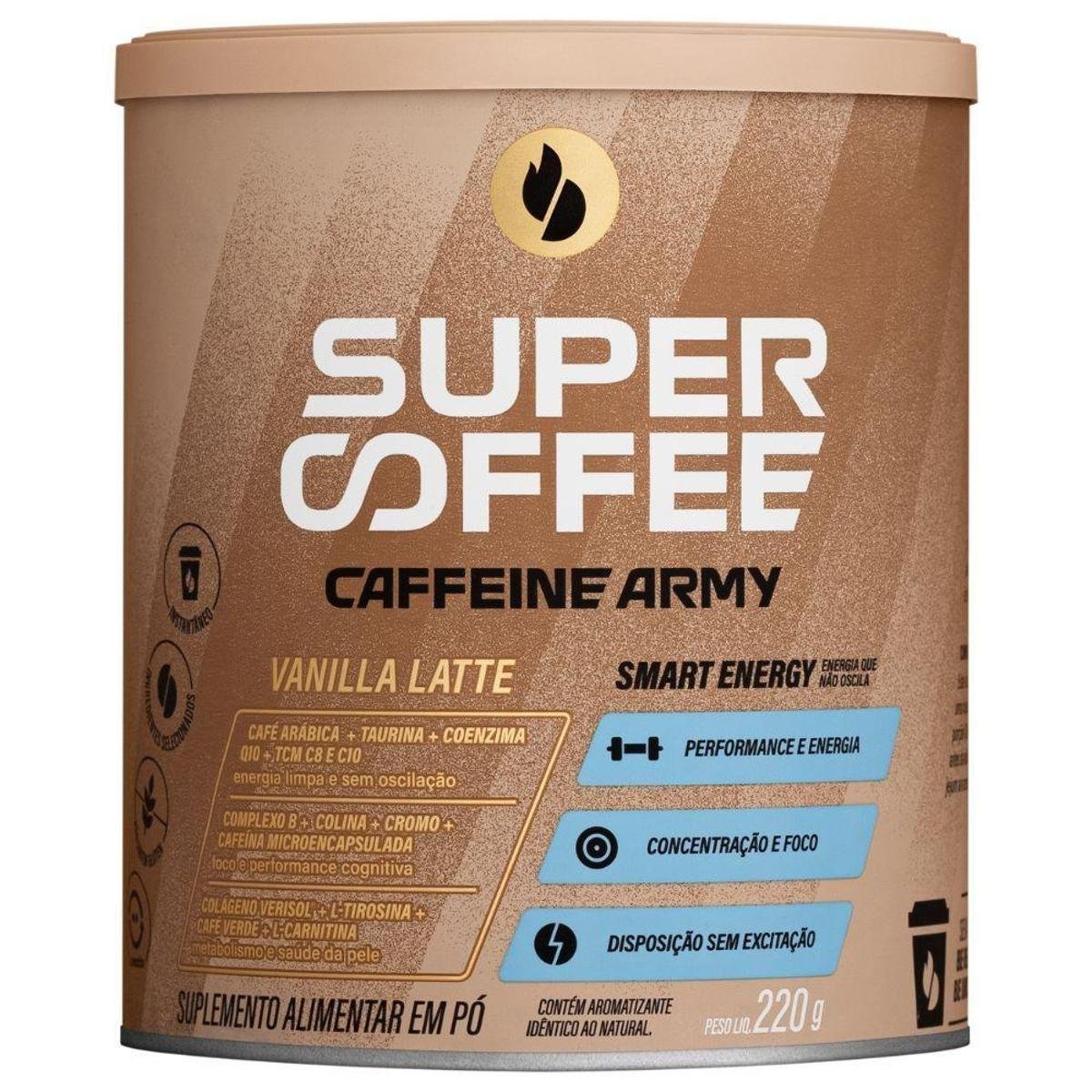 SuperCoffee 3.0 Vanilla Latte 220g - Caffeine Army