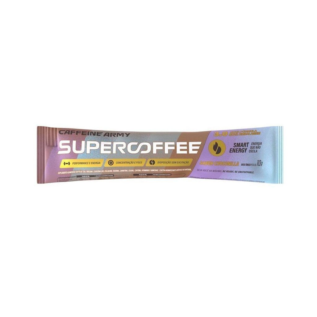 SuperCoffee To Go - 1 Sachê de 10g Choconilla - Caffeine Army