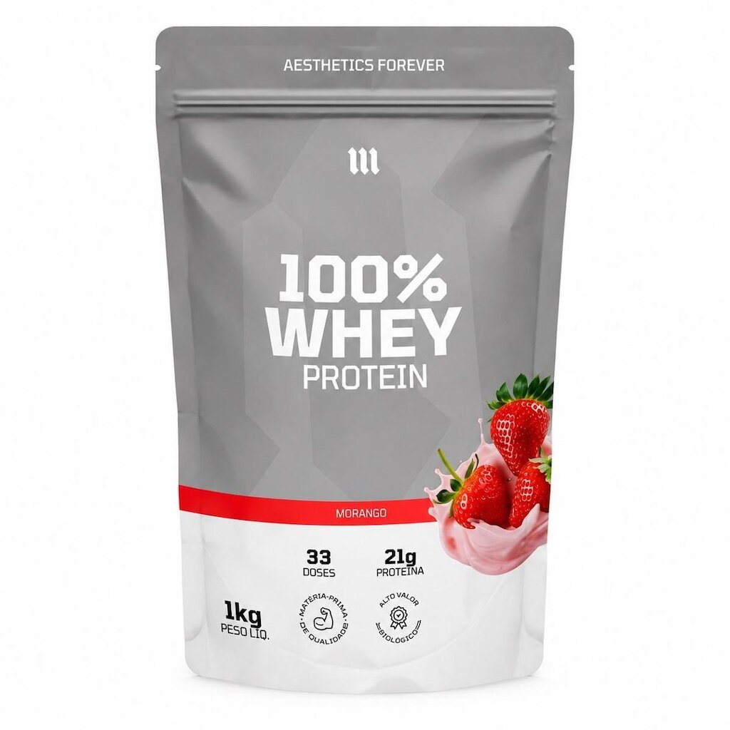 Suplemento 100 Whey Protein 1kg Mith Oficial