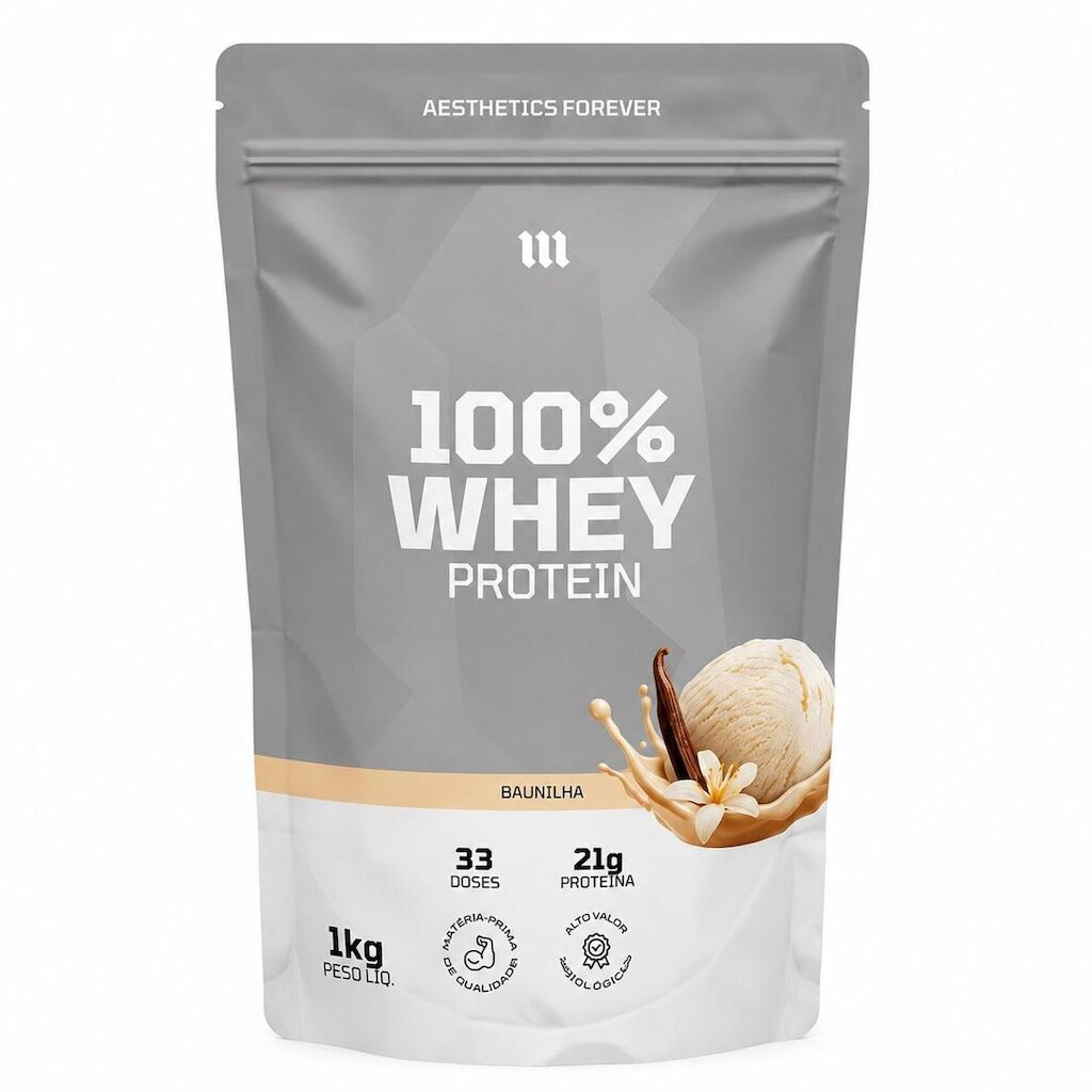 Suplemento 100 Whey Protein 1kg Mith Oficial